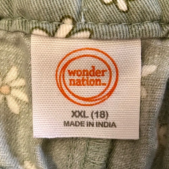 WONDER NATION Girl’s Shorts, BUNDLE of Two, Size XXL (18) - Picture 11 of 13